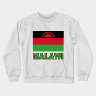 The Pride of Malawi - National Flag Design Crewneck Sweatshirt